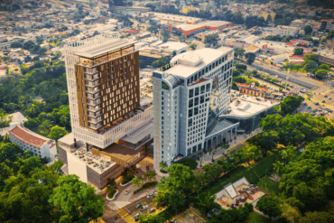 Render del Distrito Empresarial presentado por Grupo DG y Corporación Inmobiliaria Villahermosa dentro del paquete de inversiones privadas por 3 mil 660 millones de pesos para Villahermosa.