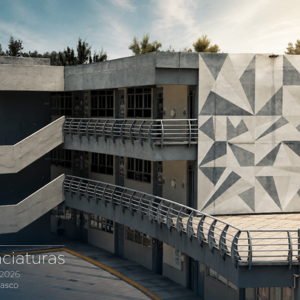 Infografía de la Secretaría de Educación de Tabasco con las cinco licenciaturas de la Universidad Rosario Castellanos en Jonuta: Administración y Comercio, Contaduría y Finanzas, Turismo, Tecnologías de la Información y Gestión Ambiental Sostenible