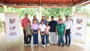 Verónica Alejandra Ramírez Sánchez durante el taller para la implementación del Consejo Consultivo de Niñas, Niños y Adolescentes en Nacajuca, Tabasco.