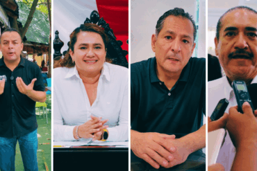Erubiel Alonso Que y otros políticos declaran ante medios tras el cierre del Food Park en el Gimnasio La Choca