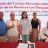 Yolanda Osuna durante la creación del Consejo para impulsar la inclusión de personas con discapacidad en el municipio de Centro.