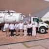Gobierno de Centro presenta un nuevo camión Vactor para fortalecer los servicios públicos y la operación del Sistema de Agua y Saneamiento.