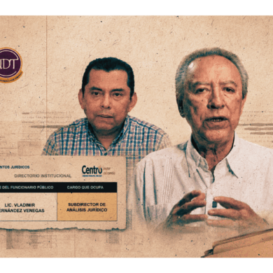 Fotoarte documental sobre el expediente de Unión Democrática por Tabasco ante el IEPCT, con Bertruy, Vladimir y directorio municipal.