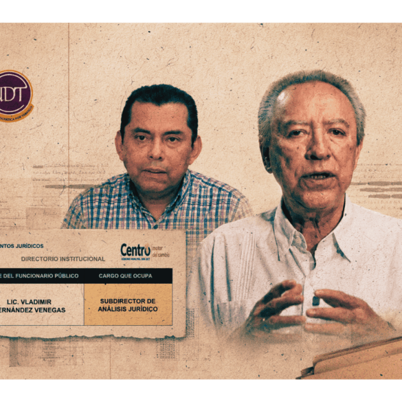 Fotoarte documental sobre el expediente de Unión Democrática por Tabasco ante el IEPCT, con Bertruy, Vladimir y directorio municipal.
