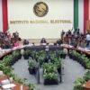 Consejo General del INE durante la sesión en que fueron retirados los lineamientos de fiscalización electoral rumbo a 2027.