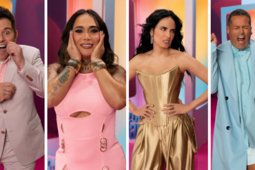 Los cuatro primeros habitantes confirmados de La Casa de los Famosos México 2026 durante la presentación oficial del reality.