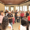 Locatarios de La Antojería recorren uno de los espacios disponibles en el Parque Tabasco