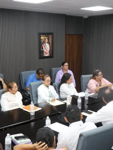 Autoridades de Nacajuca participan en la Primera Reunión de Trabajo para fortalecer la prevención de las adicciones y la salud mental en el municipio.