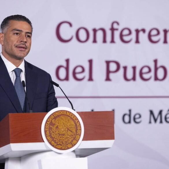 El secretario de Seguridad Omar García Harfuch presenta el balance nacional de detenciones, armas aseguradas y decomisos durante la conferencia matutina.