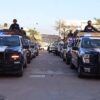 Elementos de la SSPC realizan el Operativo Reforzamiento de Centro con patrullajes preventivos y filtros de revisión en el municipio de Centro, Tabasco.