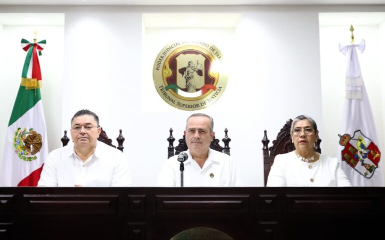 Carlos Efrain Reséndez Bocanegra informa qué juzgados del Poder Judicial de Tabasco permanecerán de guardia durante la suspensión de labores de julio de 2026.