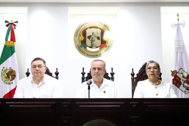 Carlos Efrain Reséndez Bocanegra informa qué juzgados del Poder Judicial de Tabasco permanecerán de guardia durante la suspensión de labores de julio de 2026.