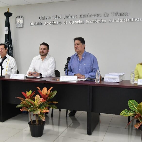 Autoridades de la UJAT presentan los resultados de admisión 2026 tras recibir los reportes oficiales del Ceneval en Tabasco.