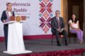 La presidenta Claudia Sheinbaum informa que el T-MEC permanecerá vigente hasta 2036 durante su conferencia en Palacio Nacional.