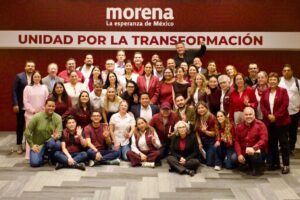 Dirigentes de Morena de los 17 estados que renovarán gubernatura en 2027