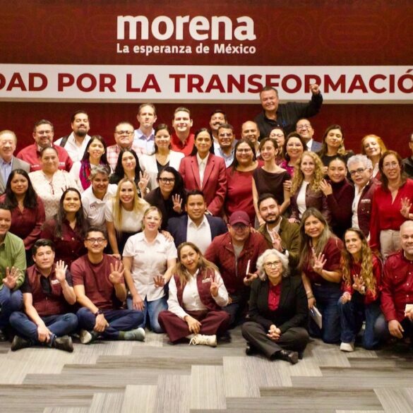 Dirigentes de Morena de los 17 estados que renovarán gubernatura en 2027