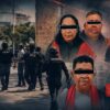 Composición con agentes durante el operativo federal en Paraíso y cinco personas detenidas presentadas ante la FGR.