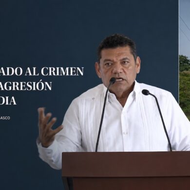 Javier May informa que un grupo ligado al crimen incitó la agresión contra la Guardia Estatal en La Azucena
