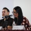 Katia Ornelas presenta los resultados del crecimiento económico de Tabasco durante una conferencia de prensa