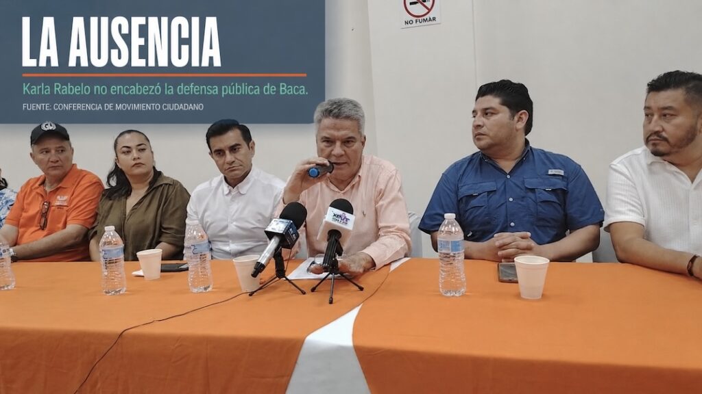Pedro Palomeque encabeza conferencia de Movimiento Ciudadano sin Karla Rabelo