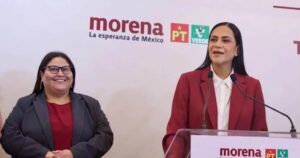 Ariadna Montiel y Citlalli Hernández presentan el proceso electoral de Morena, PT y PVEM rumbo a 2027