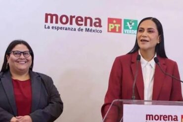 Ariadna Montiel y Citlalli Hernández presentan el proceso electoral de Morena, PT y PVEM rumbo a 2027