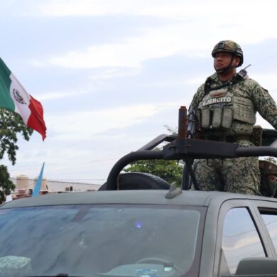 Elementos de seguridad realizan vigilancia preventiva en el municipio de Centro, Tabasco