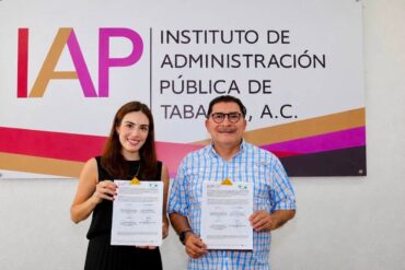 Firma de convenio para fortalecer la profesionalización del servicio público en Tabasco