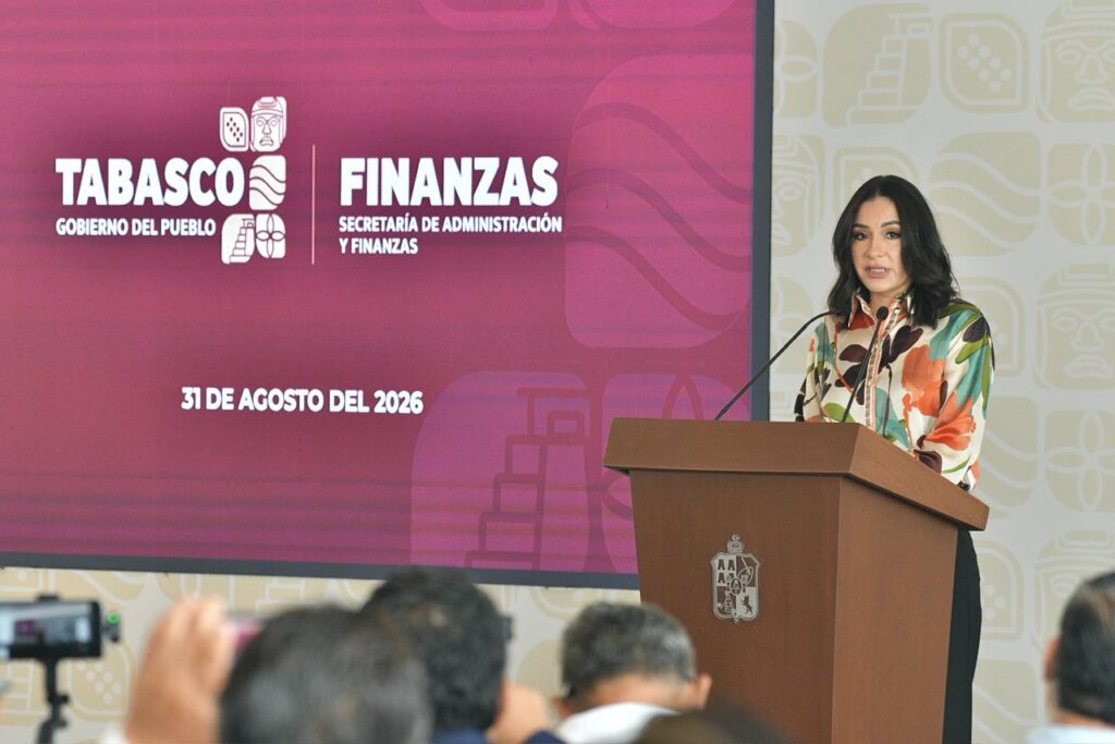 Talina Ferrer presenta el balance de ingresos y finanzas públicas de Tabasco en 2026