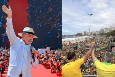 Lula da Silva y Flávio Bolsonaro encabezan actos de campaña para las elecciones presidenciales de Brasil