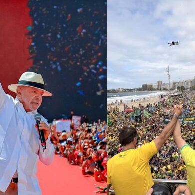 Lula da Silva y Flávio Bolsonaro encabezan actos de campaña para las elecciones presidenciales de Brasil