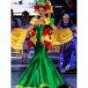 Ximena Aranda representante de Tabasco durante la gala de trajes típicos de Miss Universe México 2026 en Los Cabos