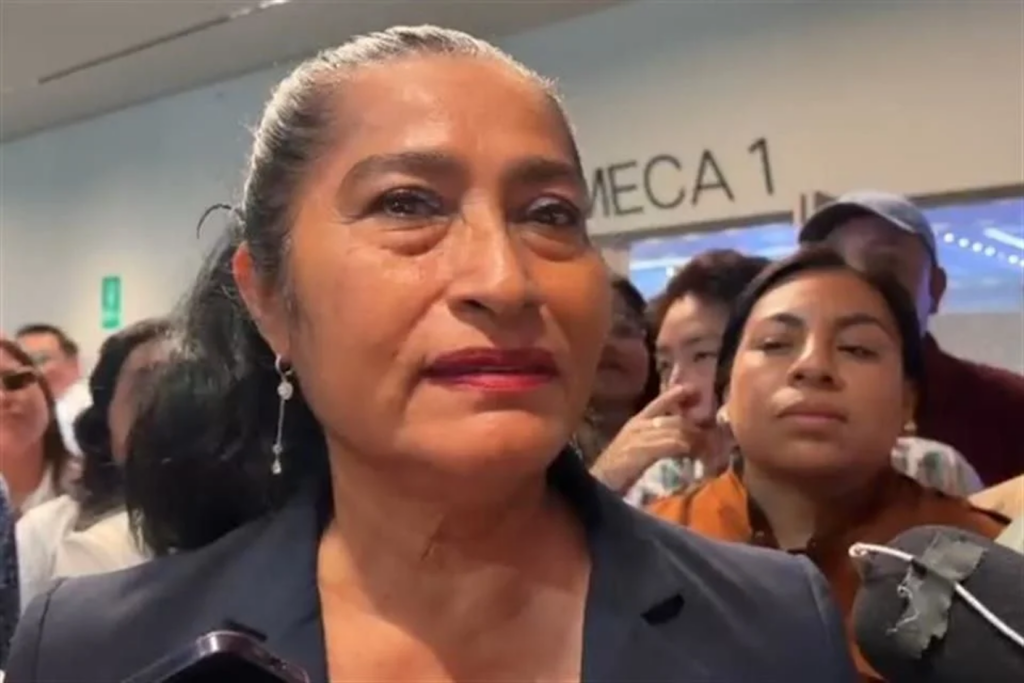 Abelina López Rodríguez, alcaldesa de Acapulco con licencia, tras conocer el resultado del proceso interno de Morena en Guerrero