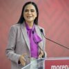 Ariadna Montiel durante conferencia de Morena sobre encuestas e inconformidades rumbo a 2027