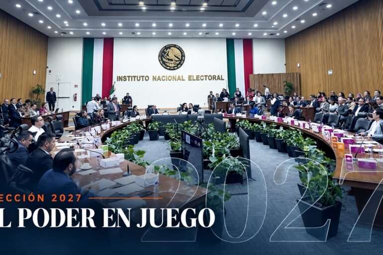 Consejo General del INE ante el inicio del proceso electoral de 2027