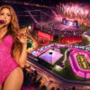 Shakira en el cartel promocional de su residencia europea Las Mujeres Ya No Lloran en Madrid