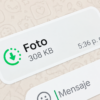 Ilustración de una alerta por estafa con fotos de visualización única en WhatsApp
