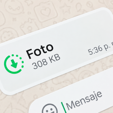 Ilustración de una alerta por estafa con fotos de visualización única en WhatsApp