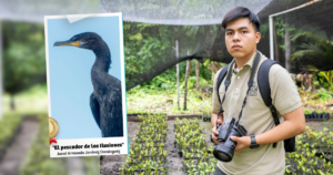 Jared Armando Jiménez Domínguez, estudiante de Biología de la UJAT ganador del concurso Laguna de las Ilusiones 2026