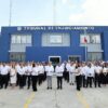 Javier May Rodríguez y Carlos Efraín Reséndez Bocanegra durante la inauguración de las salas de Tribunales de Enjuiciamiento para Adultos en Centro
