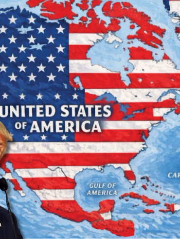 Donald Trump publica mapa de América del Norte con México cubierto por elementos de la bandera de Estados Unidos