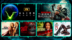 Películas y series de Huluween 2026 en Disney+: Boda sangrienta 2, Psycho Killer, Alien: Earth, ¡Ayuda!, Depredador: Tierras Salvajes y American Horror Story: 13.