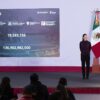 Claudia Sheinbaum durante el anuncio de fechas de registro y pagos de las Becas para el Bienestar en octubre de 2026.