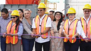 Inauguración del Centro de Transferencia de Residuos Sólidos Urbanos en el sector Don Cipriano, Nacajuca