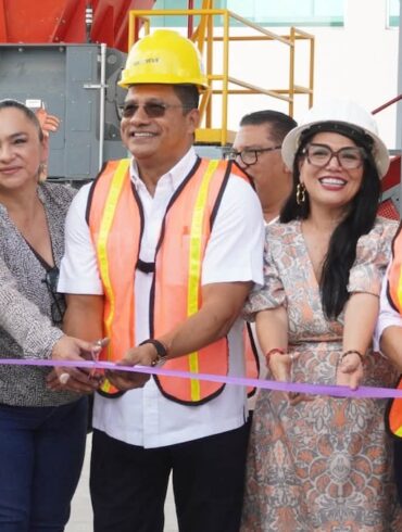 Inauguración del Centro de Transferencia de Residuos Sólidos Urbanos en el sector Don Cipriano, Nacajuca