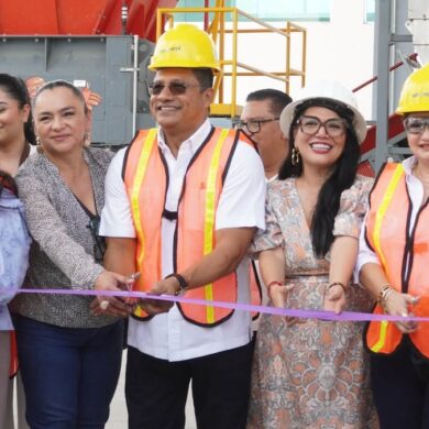 Inauguración del Centro de Transferencia de Residuos Sólidos Urbanos en el sector Don Cipriano, Nacajuca
