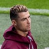 Cristiano Ronaldo serio durante la concentración de Portugal antes de abandonar al equipo tras su desacuerdo con Jorge Jesus.