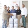 Verónica Alejandra Ramírez Sánchez y las Damas Voluntarias durante las actividades de adecuación del inmueble destinado al Centro Comunitario DIF Pilares de Nacajuca.