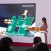 Claudia Sheinbaum durante la presentación del aumento del fondo para ciencia y tecnología en México