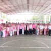 Yolanda Osuna Huerta durante el acto cívico del primer lunes de octubre en Atasta
